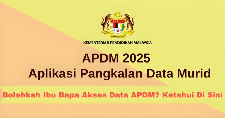 Bolehkah Ibu Bapa Akses Data APDM? Ketahui Di Sini